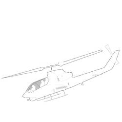 Раскраска: вертолет (транспорт) #136077 - Бесплатные раскраски для печати