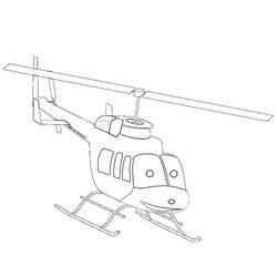 Раскраска: вертолет (транспорт) #136091 - Бесплатные раскраски для печати