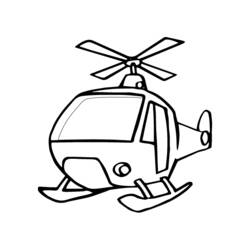Раскраска: вертолет (транспорт) #136100 - Раскраски для печати
