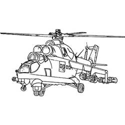 Раскраска: вертолет (транспорт) #136102 - Раскраски для печати