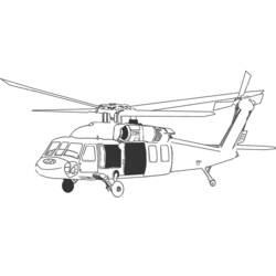Раскраска: вертолет (транспорт) #136103 - Раскраски для печати
