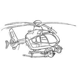 Раскраска: вертолет (транспорт) #136110 - Бесплатные раскраски для печати