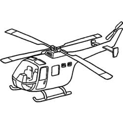 Раскраска: вертолет (транспорт) #136117 - Раскраски для печати