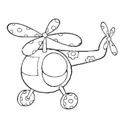 Раскраска: вертолет (транспорт) #136122 - Бесплатные раскраски для печати