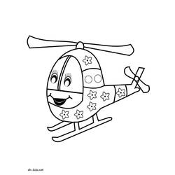 Раскраска: вертолет (транспорт) #136128 - Бесплатные раскраски для печати