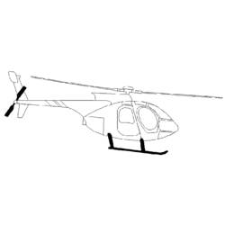 Раскраска: вертолет (транспорт) #136134 - Бесплатные раскраски для печати