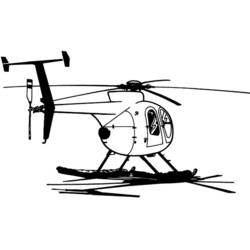 Раскраска: вертолет (транспорт) #136139 - Бесплатные раскраски для печати
