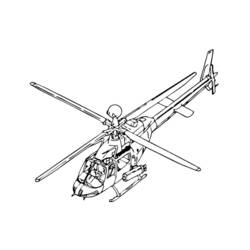 Раскраска: вертолет (транспорт) #136145 - Бесплатные раскраски для печати