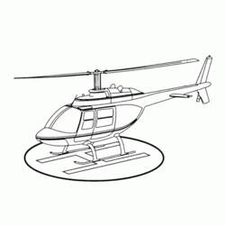 Раскраска: вертолет (транспорт) #136146 - Бесплатные раскраски для печати