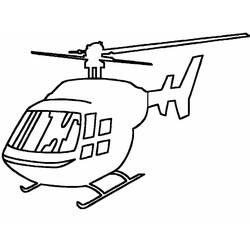 Раскраска: вертолет (транспорт) #136159 - Бесплатные раскраски для печати