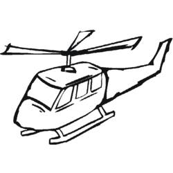Раскраска: вертолет (транспорт) #136160 - Раскраски для печати