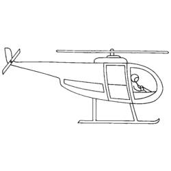 Раскраска: вертолет (транспорт) #136168 - Бесплатные раскраски для печати
