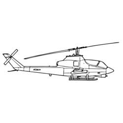 Раскраска: вертолет (транспорт) #136200 - Бесплатные раскраски для печати