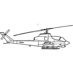 Раскраска: вертолет (транспорт) #136212 - Раскраски для печати