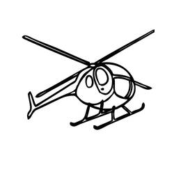 Раскраска: вертолет (транспорт) #136213 - Бесплатные раскраски для печати