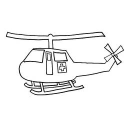 Раскраска: вертолет (транспорт) #136219 - Бесплатные раскраски для печати