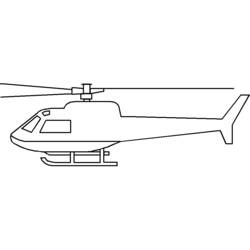 Раскраска: вертолет (транспорт) #136228 - Бесплатные раскраски для печати