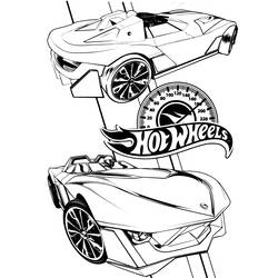 Раскраска: Горячие колеса (транспорт) #145888 - Раскраски для печати