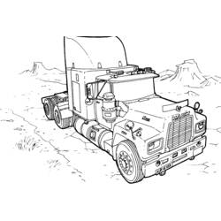 Раскраска: Монстр грузовик (транспорт) #141292 - Раскраски для печати