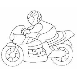Раскраска: мотоцикл (транспорт) #136259 - Раскраски для печати