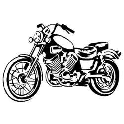 Раскраска: мотоцикл (транспорт) #136266 - Раскраски для печати