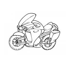 Раскраска: мотоцикл (транспорт) #136280 - Бесплатные раскраски для печати