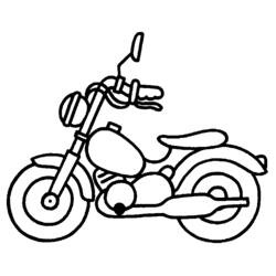 Раскраска: мотоцикл (транспорт) #136293 - Раскраски для печати
