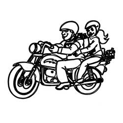 Раскраска: мотоцикл (транспорт) #136300 - Бесплатные раскраски для печати