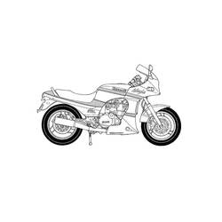 Раскраска: мотоцикл (транспорт) #136303 - Бесплатные раскраски для печати