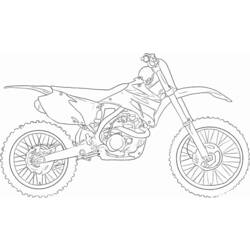 Раскраска: мотоцикл (транспорт) #136304 - Раскраски для печати