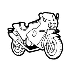 Раскраска: мотоцикл (транспорт) #136308 - Бесплатные раскраски для печати