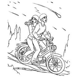 Раскраска: мотоцикл (транспорт) #136324 - Бесплатные раскраски для печати