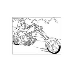Раскраска: мотоцикл (транспорт) #136327 - Бесплатные раскраски для печати