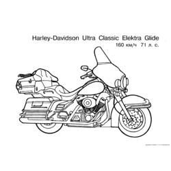 Раскраска: мотоцикл (транспорт) #136370 - Раскраски для печати