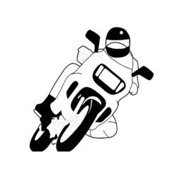 Раскраска: мотоцикл (транспорт) #136404 - Бесплатные раскраски для печати