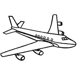 Раскраска: самолет (транспорт) #134781 - Раскраски для печати