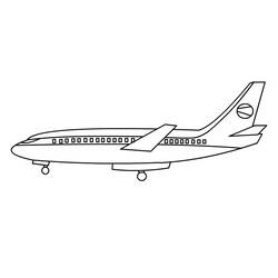 Раскраска: самолет (транспорт) #134785 - Раскраски для печати