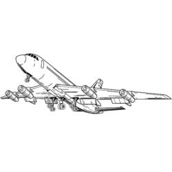 Раскраска: самолет (транспорт) #134788 - Раскраски для печати