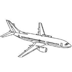 Раскраска: самолет (транспорт) #134790 - Раскраски для печати