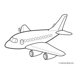 Раскраска: самолет (транспорт) #134798 - Раскраски для печати