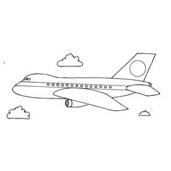 Раскраска: самолет (транспорт) #134799 - Раскраски для печати