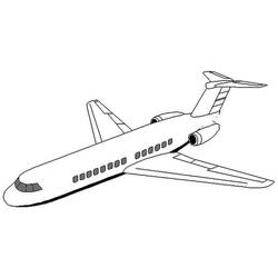 Раскраска: самолет (транспорт) #134809 - Раскраски для печати