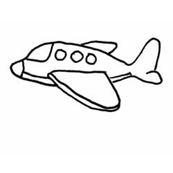 Раскраска: самолет (транспорт) #134811 - Бесплатные раскраски для печати