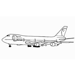 Раскраска: самолет (транспорт) #134823 - Раскраски для печати