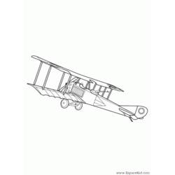 Раскраска: самолет (транспорт) #134856 - Бесплатные раскраски для печати