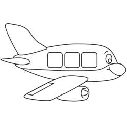 Раскраска: самолет (транспорт) #134883 - Раскраски для печати
