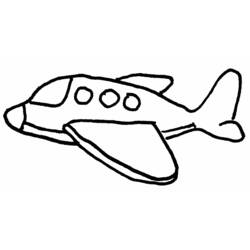 Раскраска: самолет (транспорт) #134909 - Бесплатные раскраски для печати