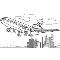 Раскраска: самолет (транспорт) #134930 - Раскраски для печати