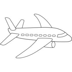 Раскраска: самолет (транспорт) #134951 - Раскраски для печати