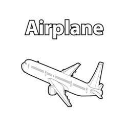 Раскраска: самолет (транспорт) #134976 - Раскраски для печати